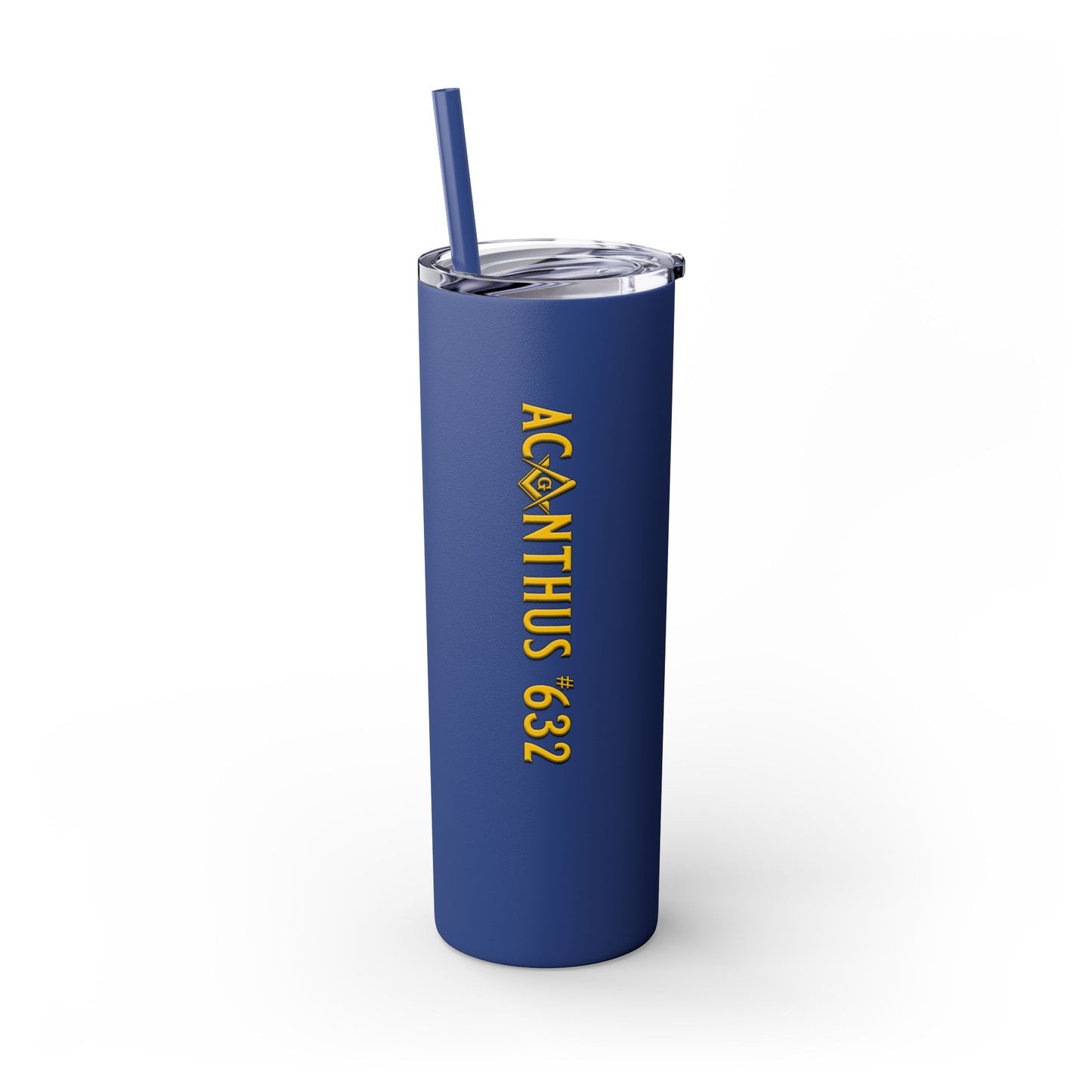 Acanthus Lodge Skinny Tumbler with Straw, 20oz