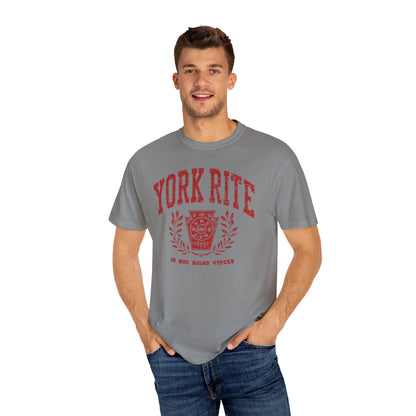 York Rite University, Unisex Garment-Dyed T-shirt