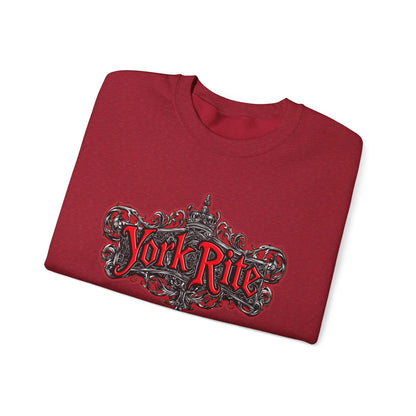York Rite, baroque style, Unisex Heavy Blend™ Crewneck Sweatshirt