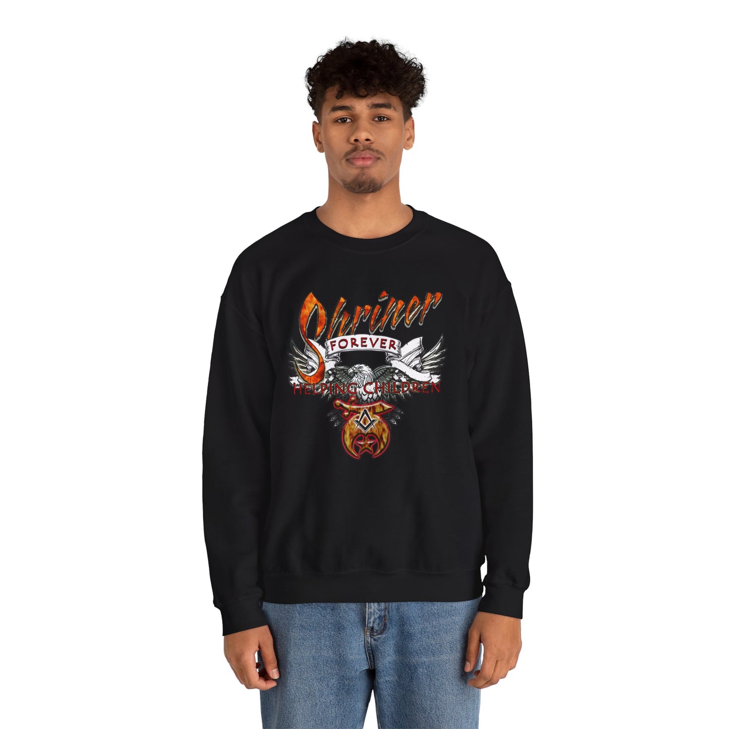 Shriners Helping Children, Unisex Heavy Blend™ Crewneck Sweatshirt