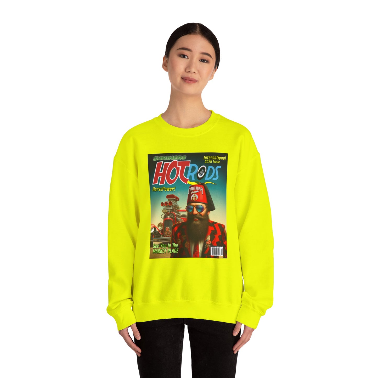 Hot Rods, Unisex Heavy Blend™ Crewneck Sweatshirt