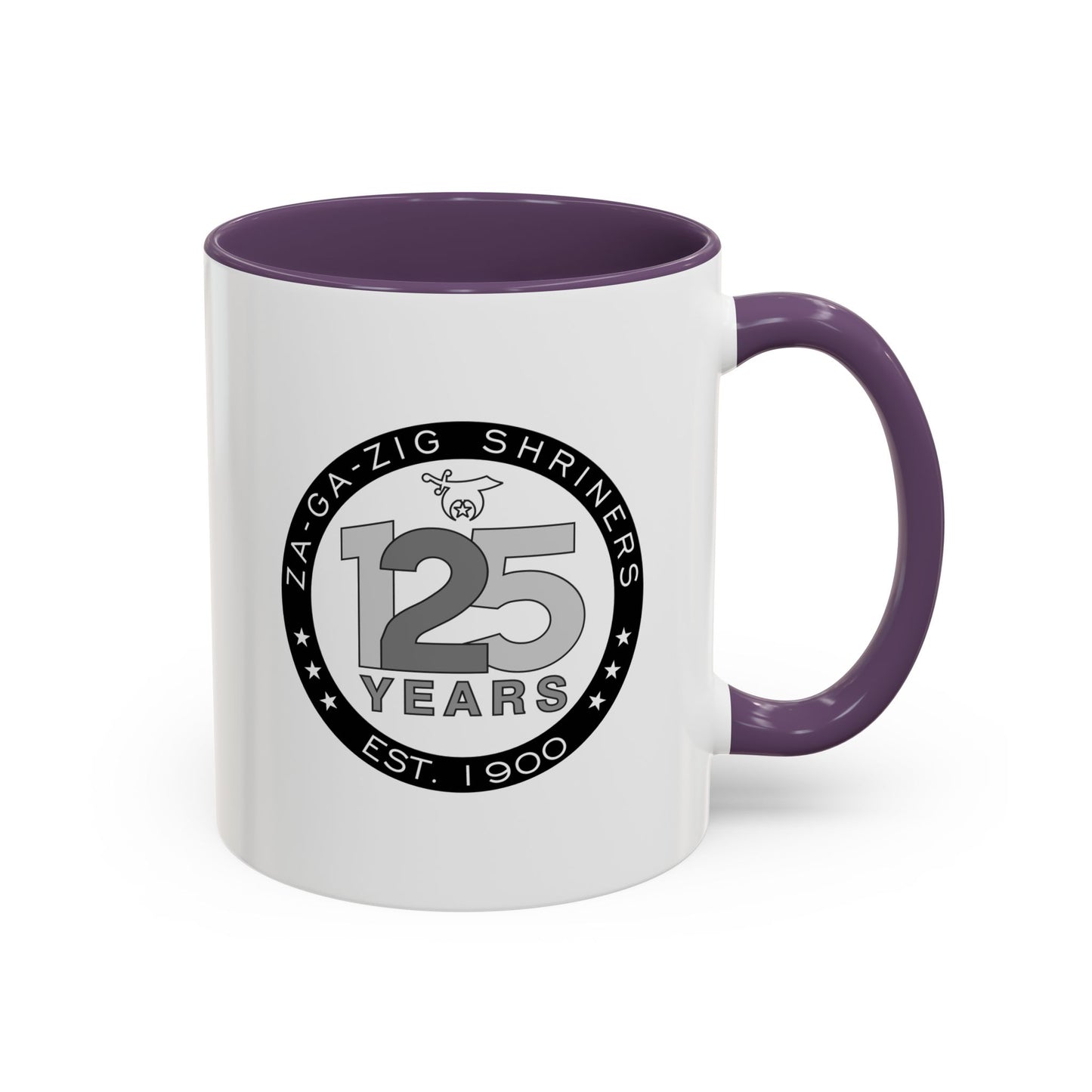 Mug - 125yr Anniversary 2025 Za-Ga-Zig Shriners Coffee Mug (11, 15oz)