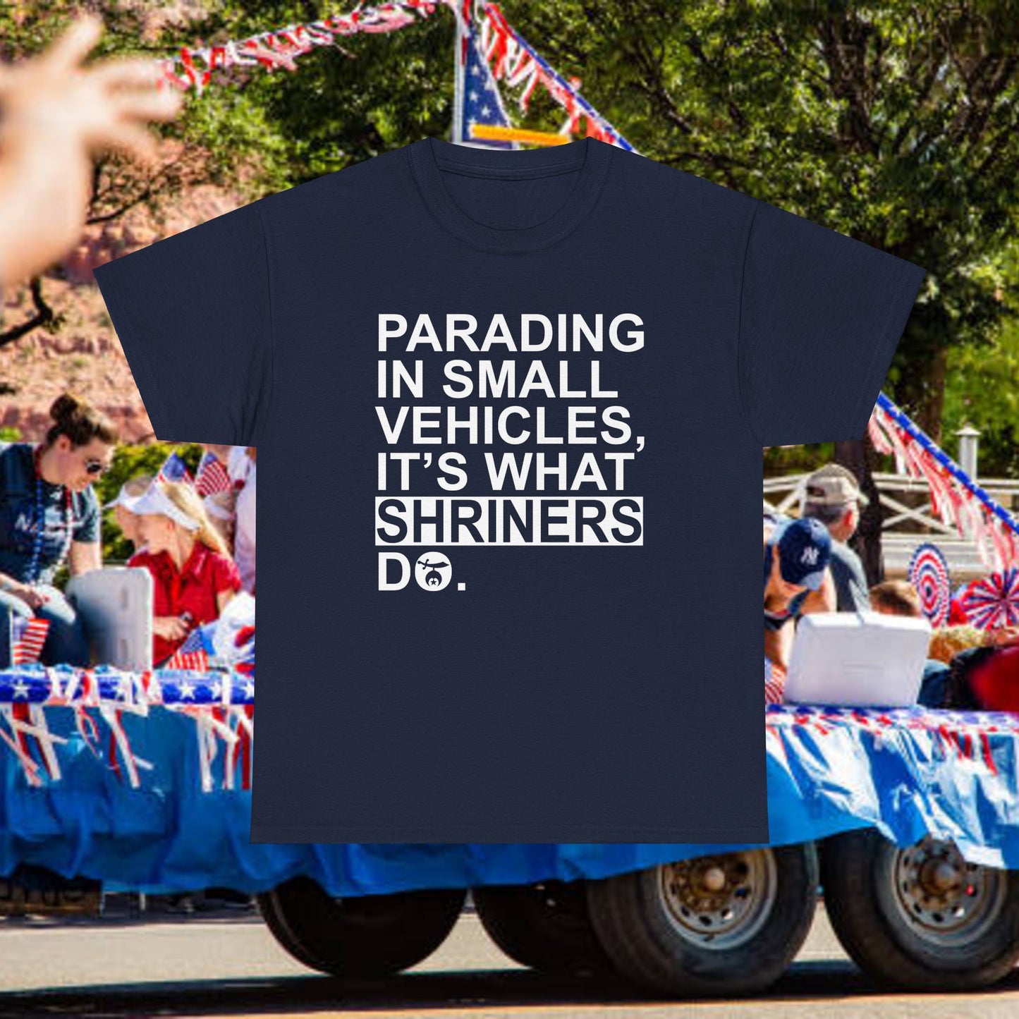 Shriners parade T-shirt, Unisex Heavy Cotton