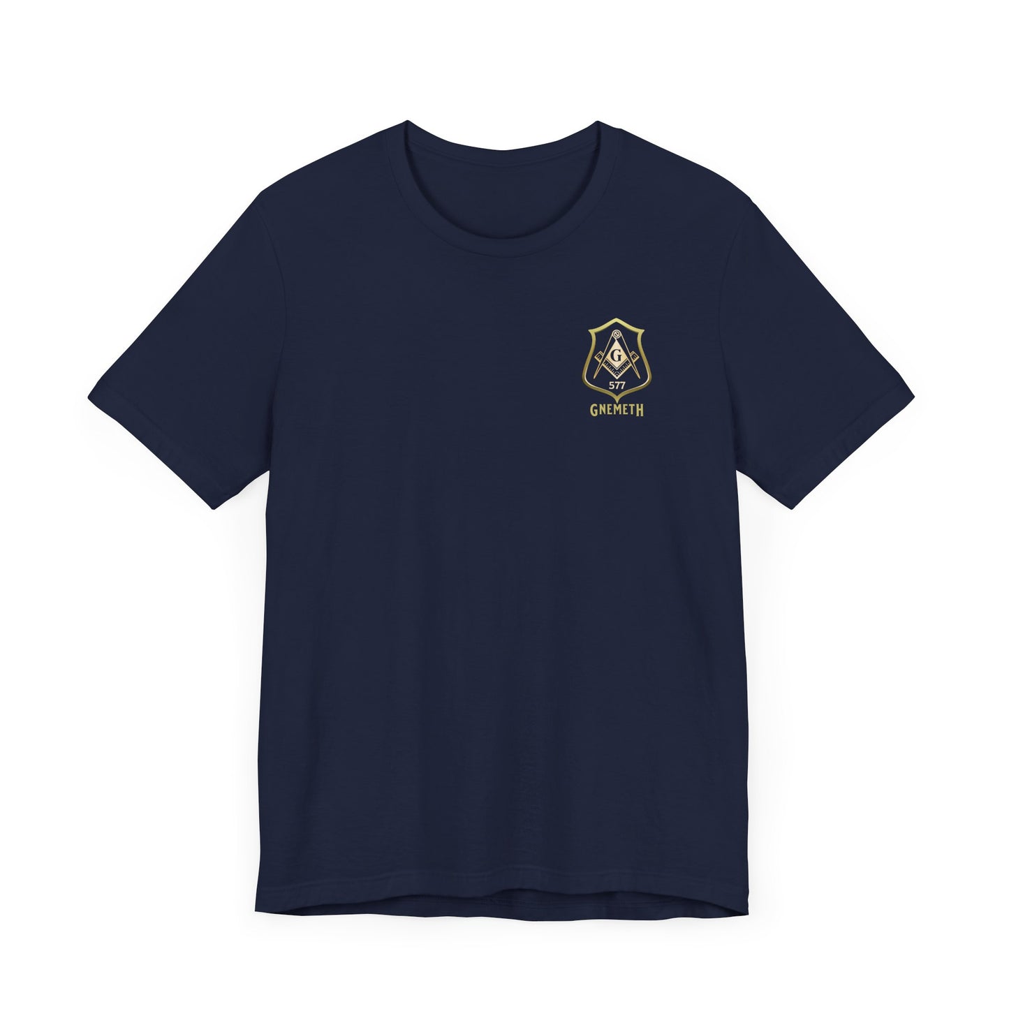 Gnemeth Lodge, Unisex Short Sleeve Tee - American Flag Design