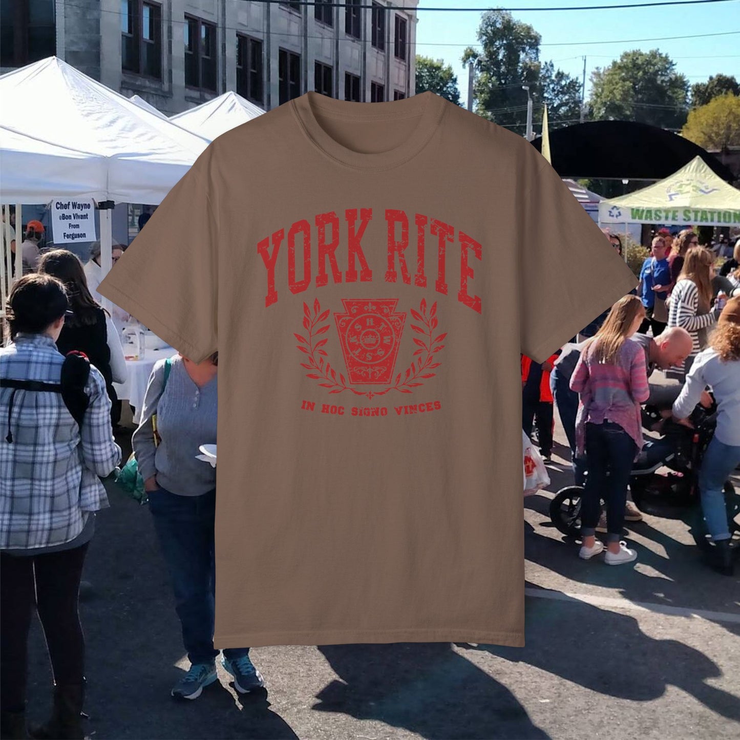 York Rite University, Unisex Garment-Dyed T-shirt