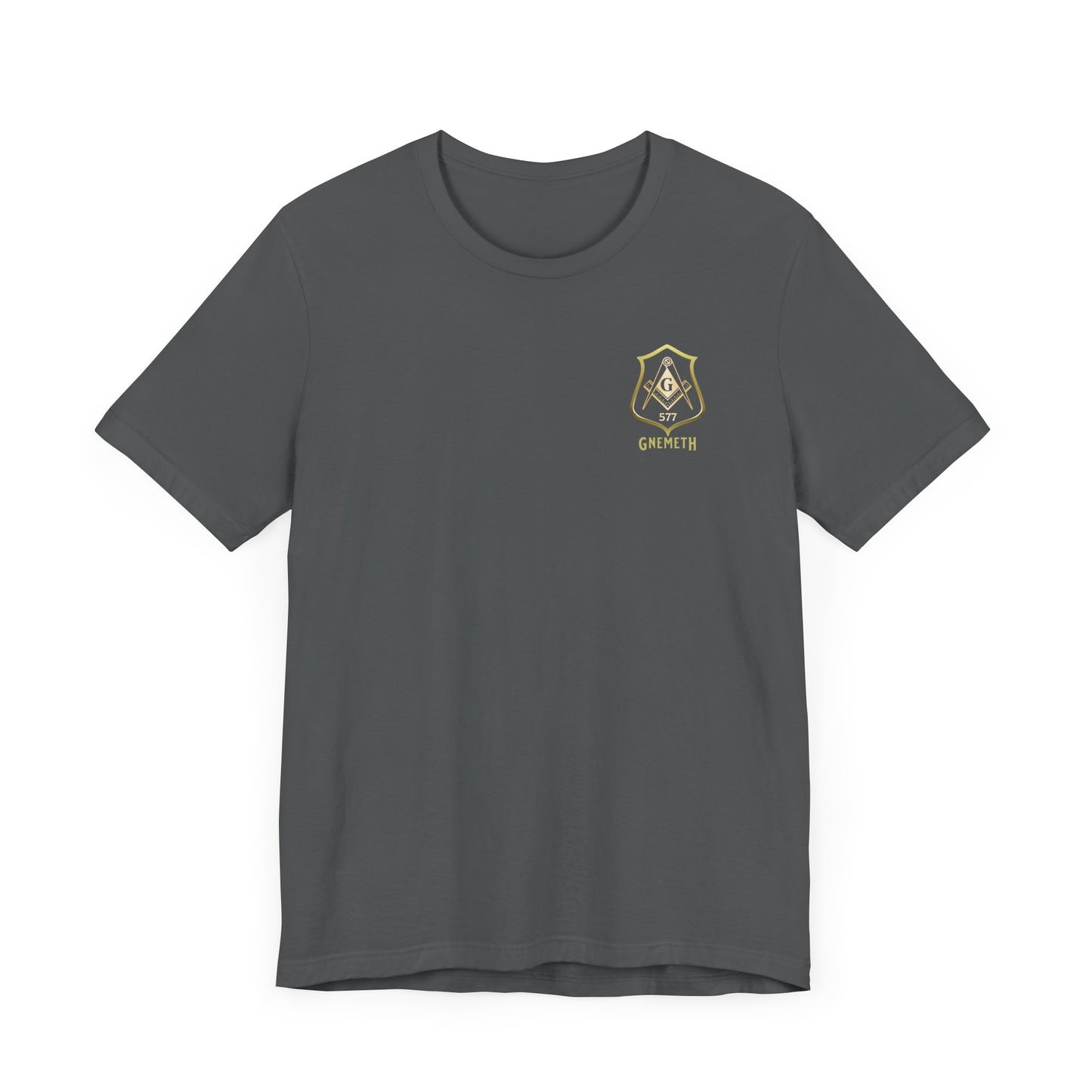 Gnemeth Lodge, Unisex Short Sleeve Tee - American Flag Design