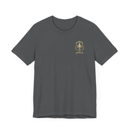 Gnemeth Lodge, Unisex Short Sleeve Tee - American Flag Design