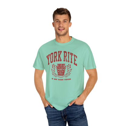 York Rite University, Unisex Garment-Dyed T-shirt