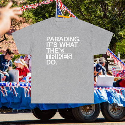 Trikes Unit parade T-shirt, Unisex Heavy Cotton