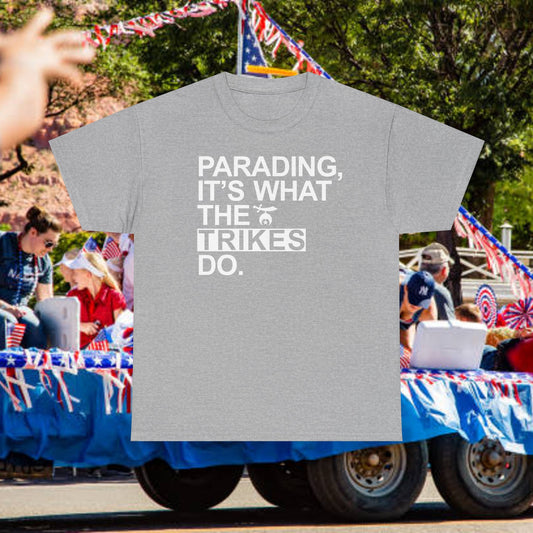 Trikes Unit parade T-shirt, Unisex Heavy Cotton
