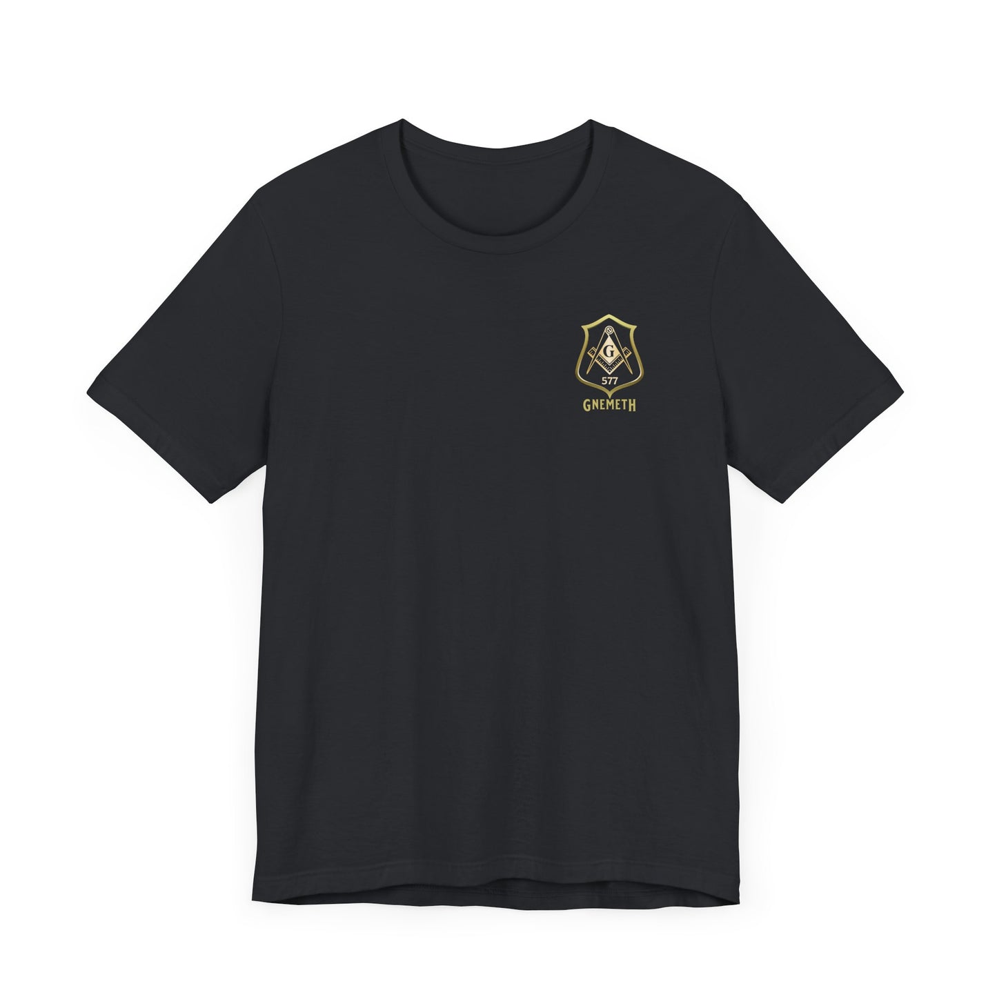 Gnemeth Lodge, Unisex Short Sleeve Tee - American Flag Design