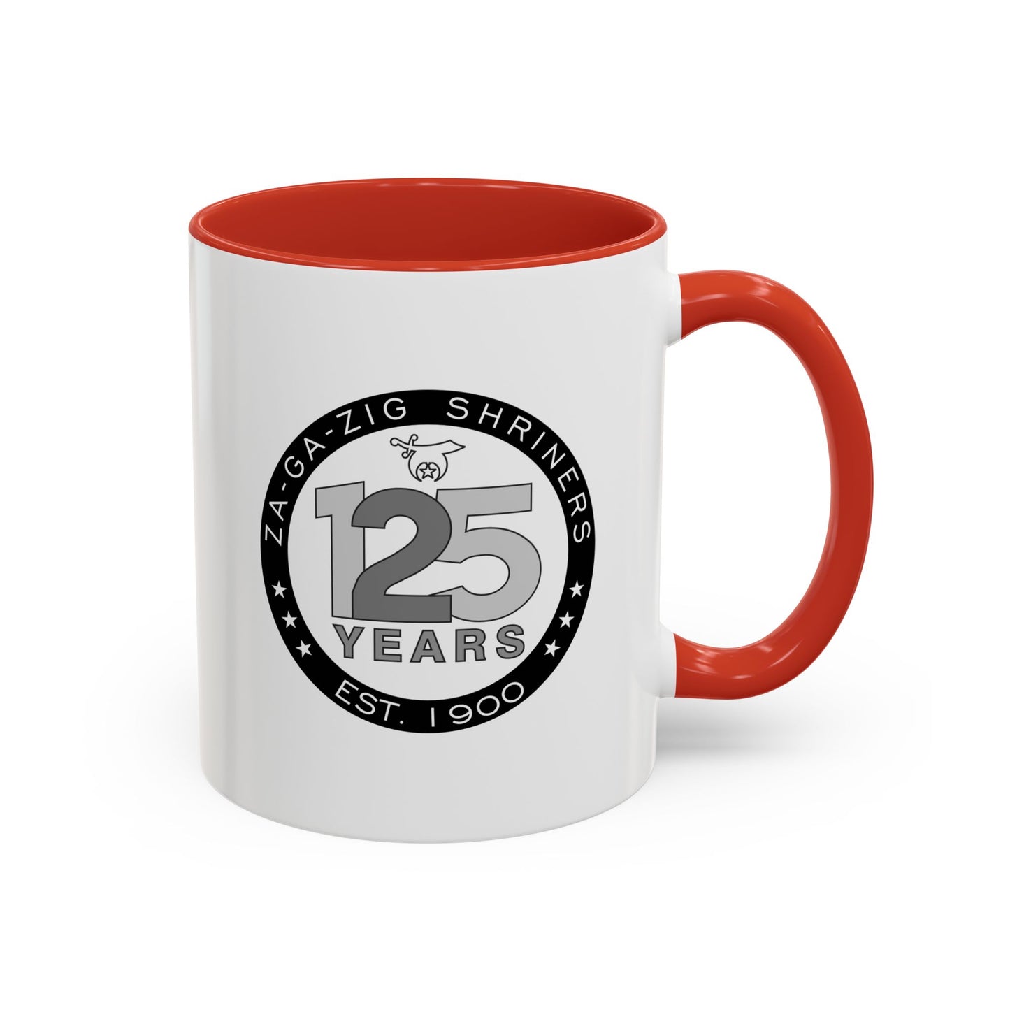 Mug - 125yr Anniversary 2025 Za-Ga-Zig Shriners Coffee Mug (11, 15oz)