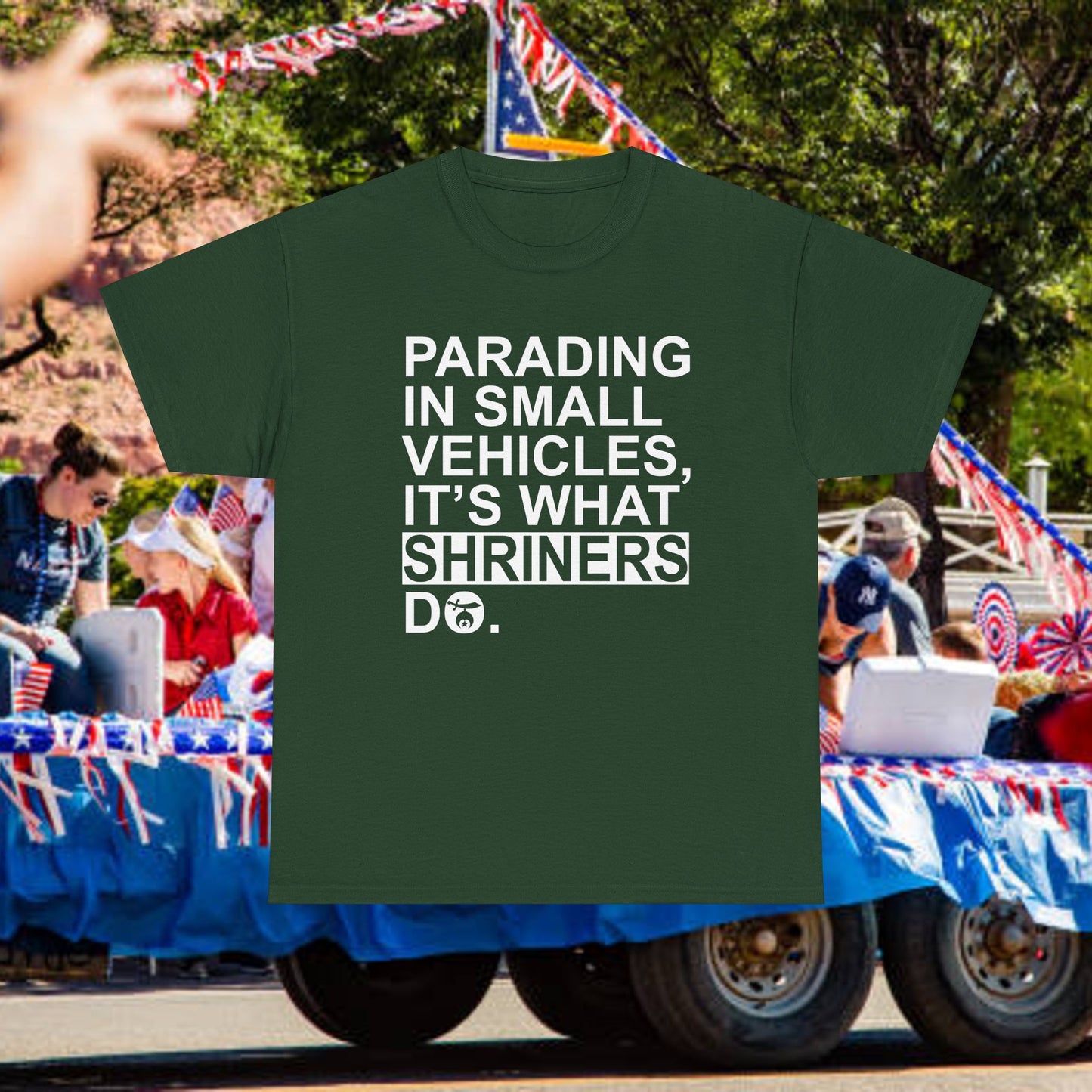 Shriners parade T-shirt, Unisex Heavy Cotton