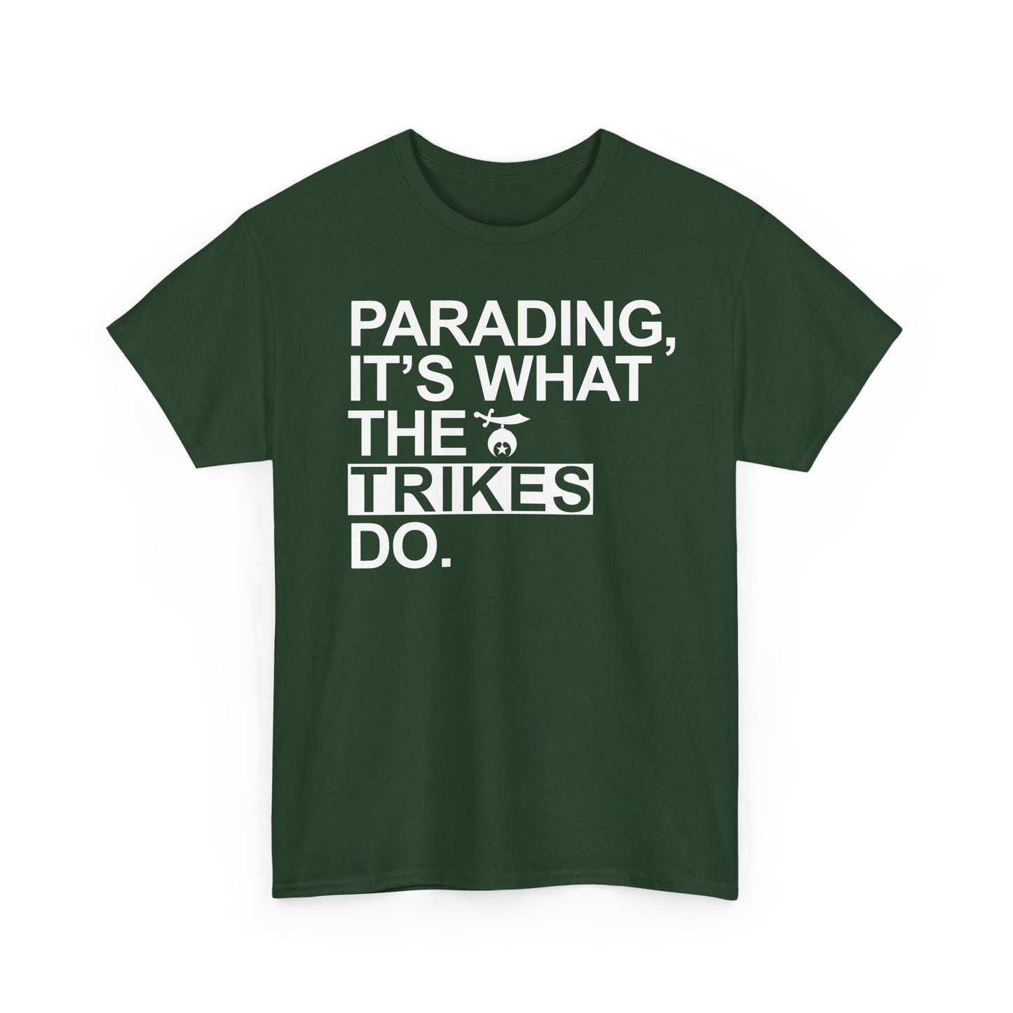 Trikes Unit parade T-shirt, Unisex Heavy Cotton