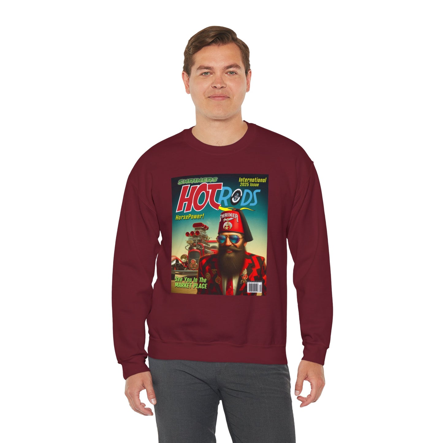 Hot Rods, Unisex Heavy Blend™ Crewneck Sweatshirt
