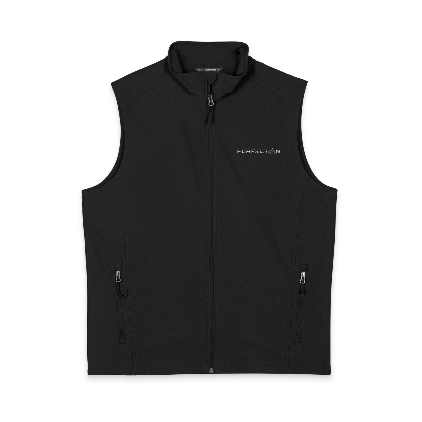 Lodge of Perfection Soft Shell Vest — Lightweight Windproof Men's Zip-Up