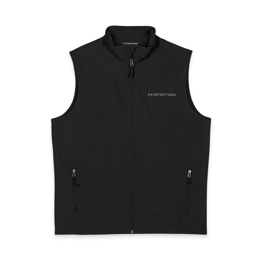 Lodge of Perfection Soft Shell Vest — Lightweight Windproof Men's Zip-Up