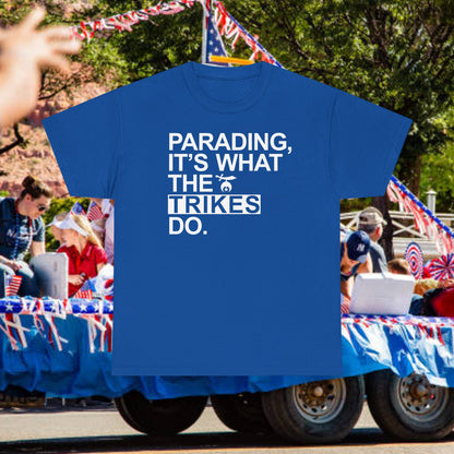 Trikes Unit parade T-shirt, Unisex Heavy Cotton