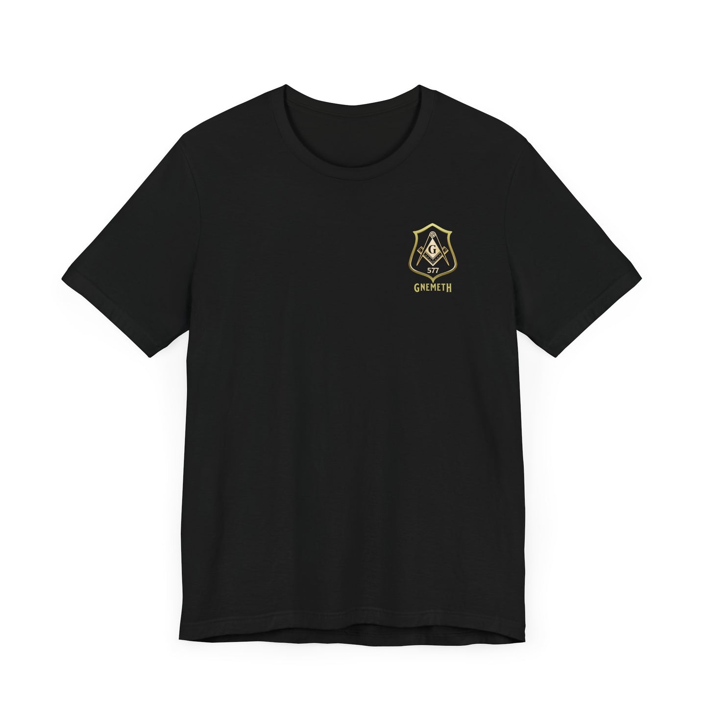 Gnemeth Lodge, Unisex Short Sleeve Tee - American Flag Design