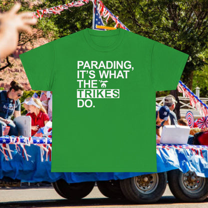 Trikes Unit parade T-shirt, Unisex Heavy Cotton