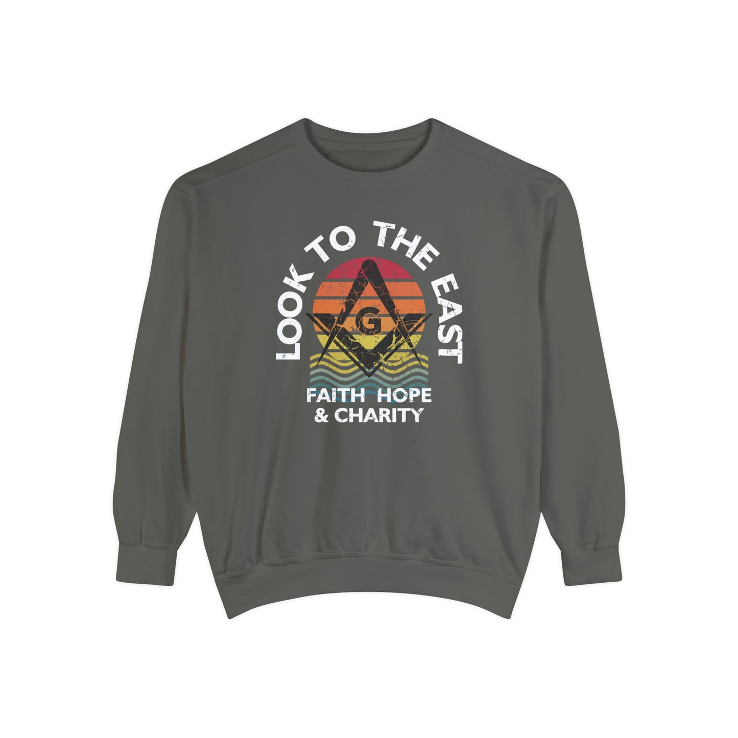 Look East Unisex Garment-Dyed Sweatshirt
