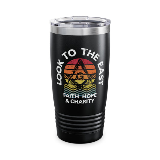 Faith, Hope, & Charity Masonic Tumbler