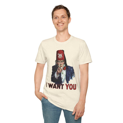 I want YOU, Unisex Softstyle T-Shirt