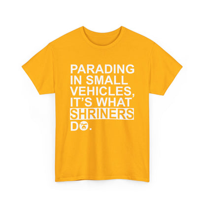 Shriners parade T-shirt, Unisex Heavy Cotton
