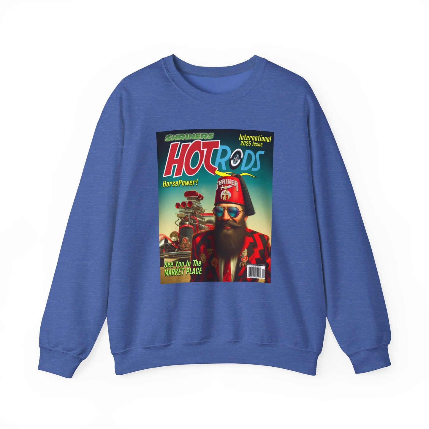 Hot Rods, Unisex Heavy Blend™ Crewneck Sweatshirt
