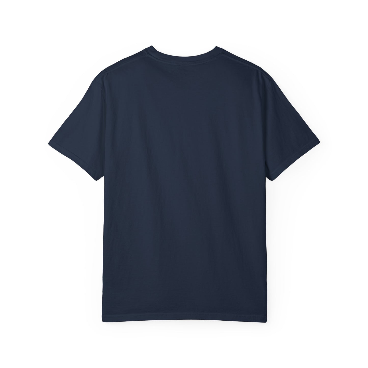 Gnemeth Left Chest Logo, Unisex Garment-Dyed T-Shirt with Vintage Shield Design