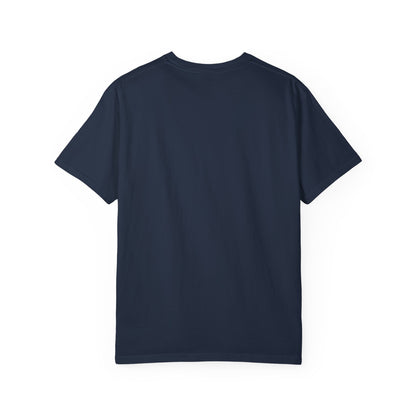 Gnemeth Left Chest Logo, Unisex Garment-Dyed T-Shirt with Vintage Shield Design