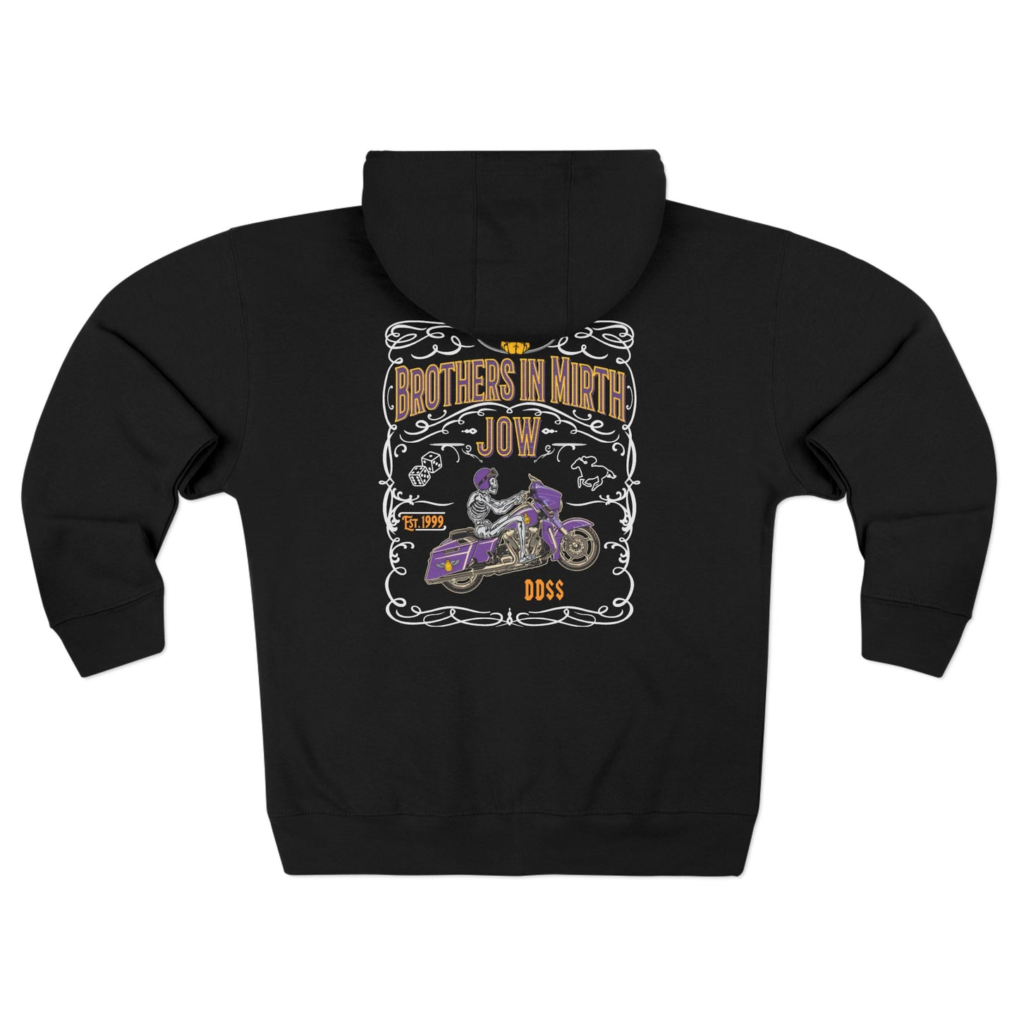 Purple Stallion Unisex Zip Hoodie