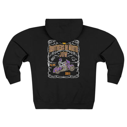 Purple Stallion Unisex Zip Hoodie