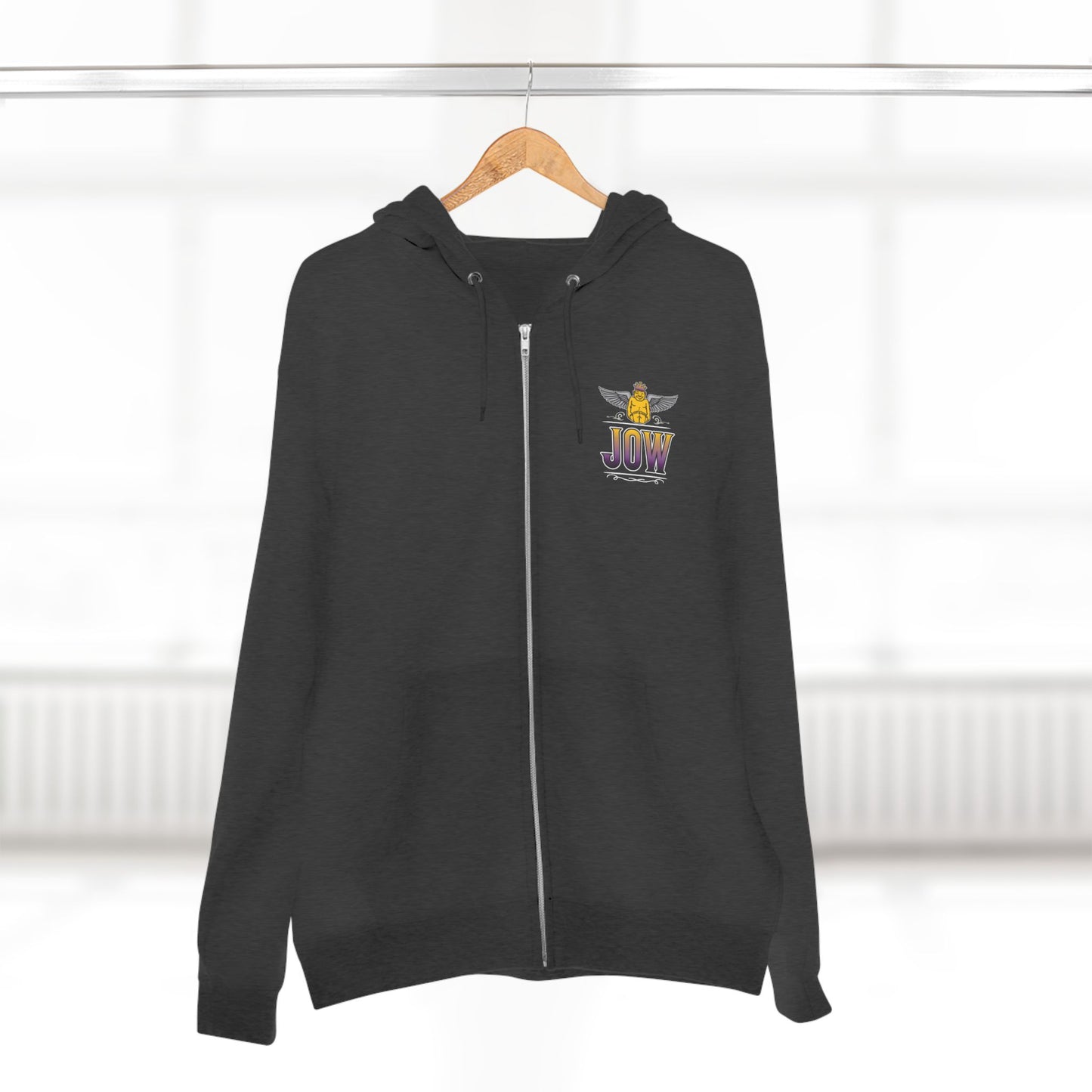 Purple Stallion Unisex Zip Hoodie