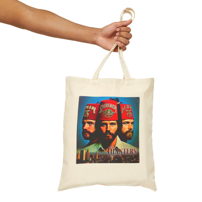 70s Shriner Record Cover, Cotton Canvas Tote Bag
