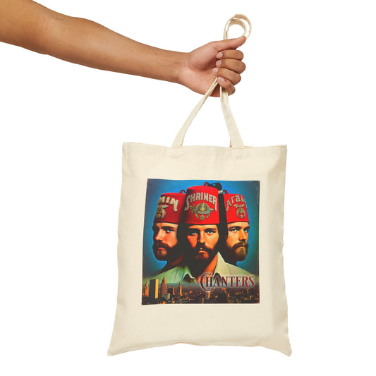 70s Shriner Record Cover, Cotton Canvas Tote Bag