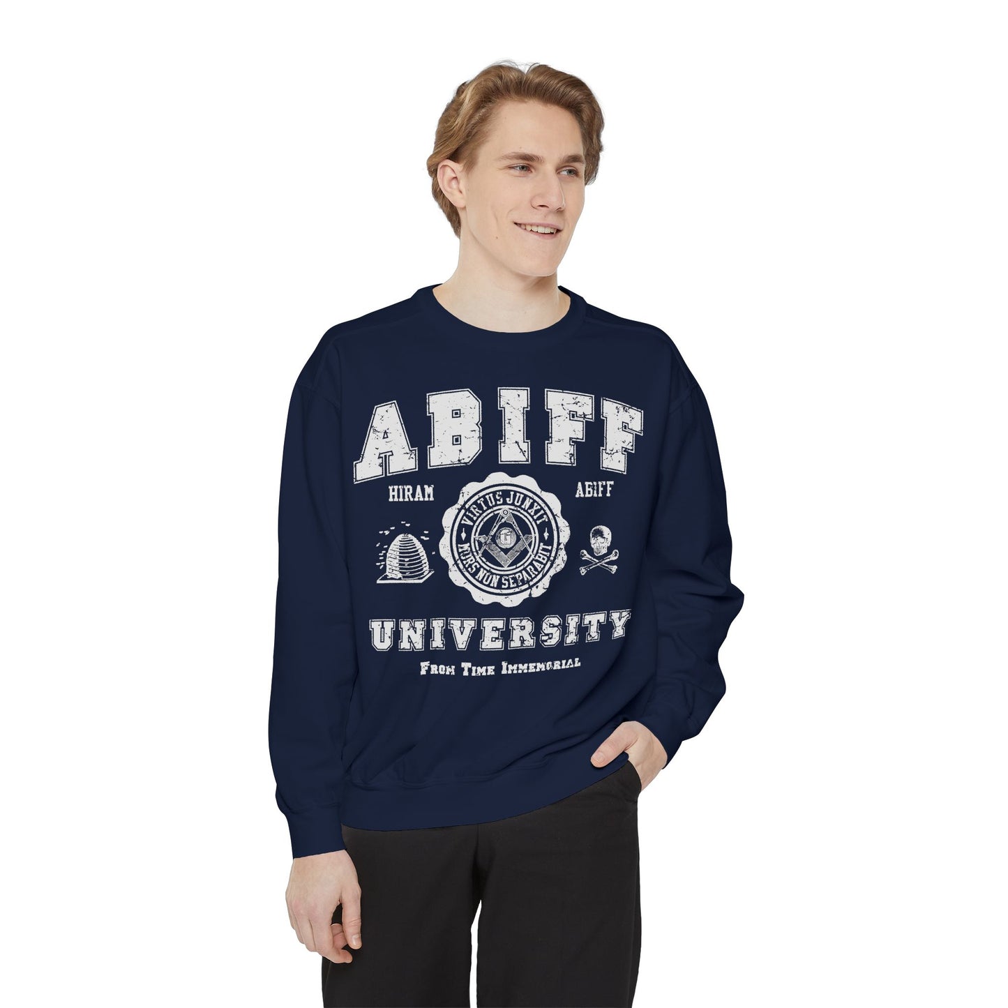 Old School Abiff U. Garment-Dyed Sweatshirt