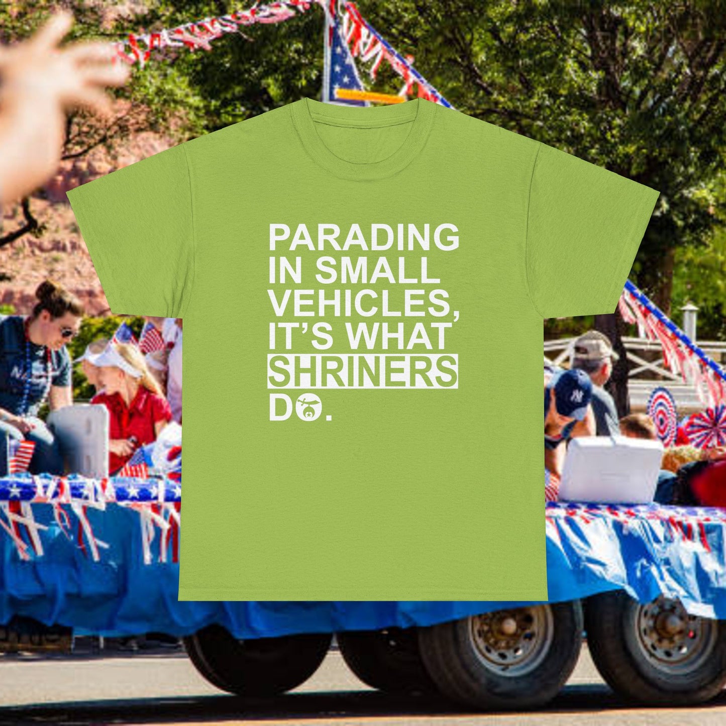 Shriners parade T-shirt, Unisex Heavy Cotton
