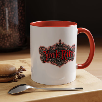 York Rite Baroque, Accent Coffee Mug (11, 15oz)