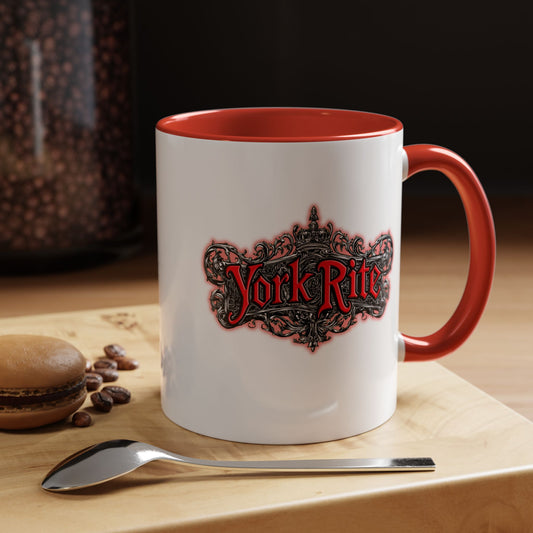 York Rite Baroque, Accent Coffee Mug (11, 15oz)
