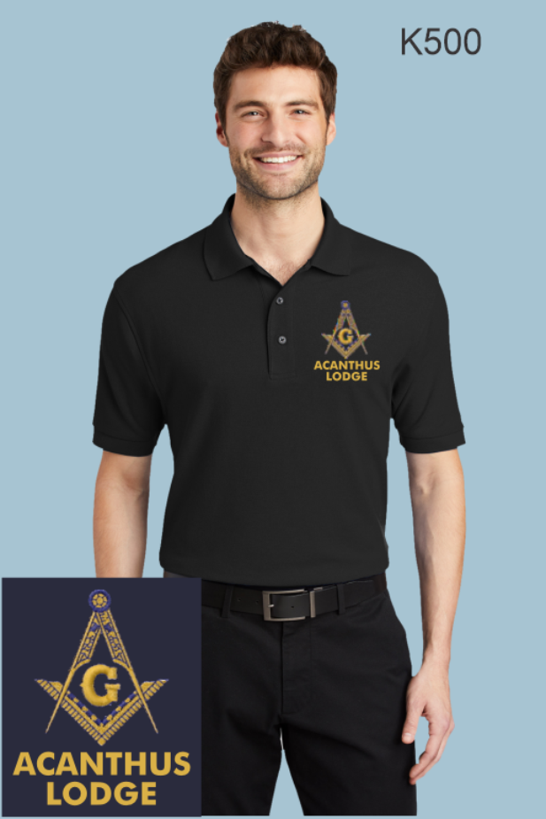 Acanthus Master Mason K500 Port Authority® Silk Touch™ Polo