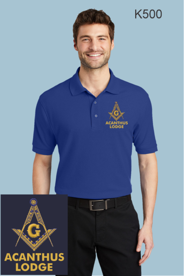 Acanthus Master Mason K500 Port Authority® Silk Touch™ Polo