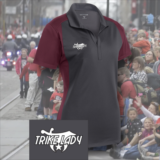 Trike Lady, Without Name.  Sport-Tek® Sport-Wick® Polo LST652