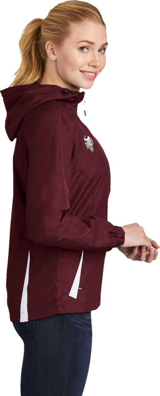 Trike Lady Hooded Raglan Jacket, LST76