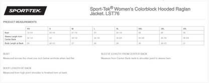 Trike Lady Hooded Raglan Jacket, LST76
