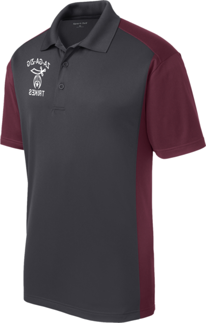 ZGZ Trike Polo, Sport-Tek® Colorblock Micropique Sport-Wick® Polo, ST652