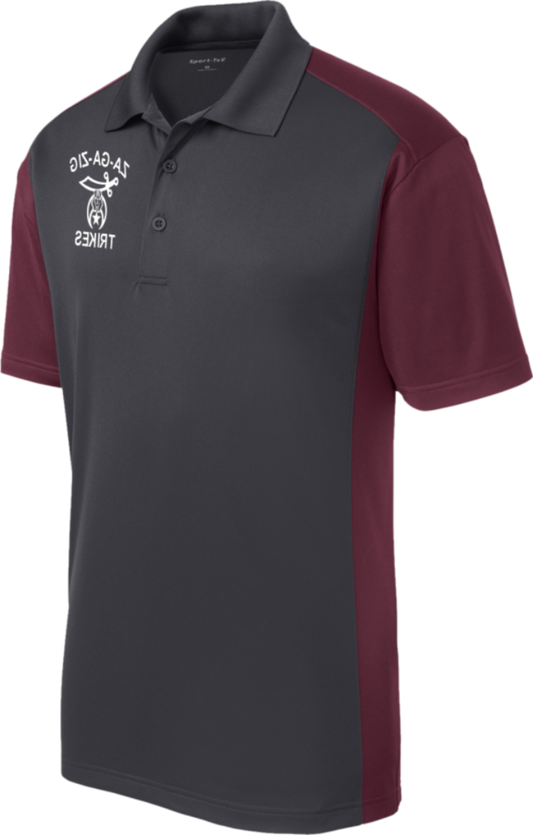 ZGZ Trike Polo, Sport-Tek® Colorblock Micropique Sport-Wick® Polo, ST652