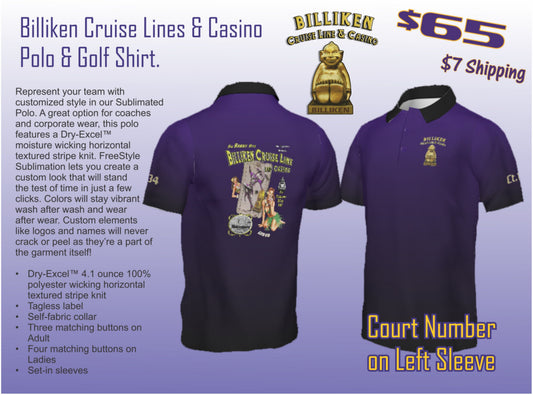 Cruise Line & Casino Golf Shirt